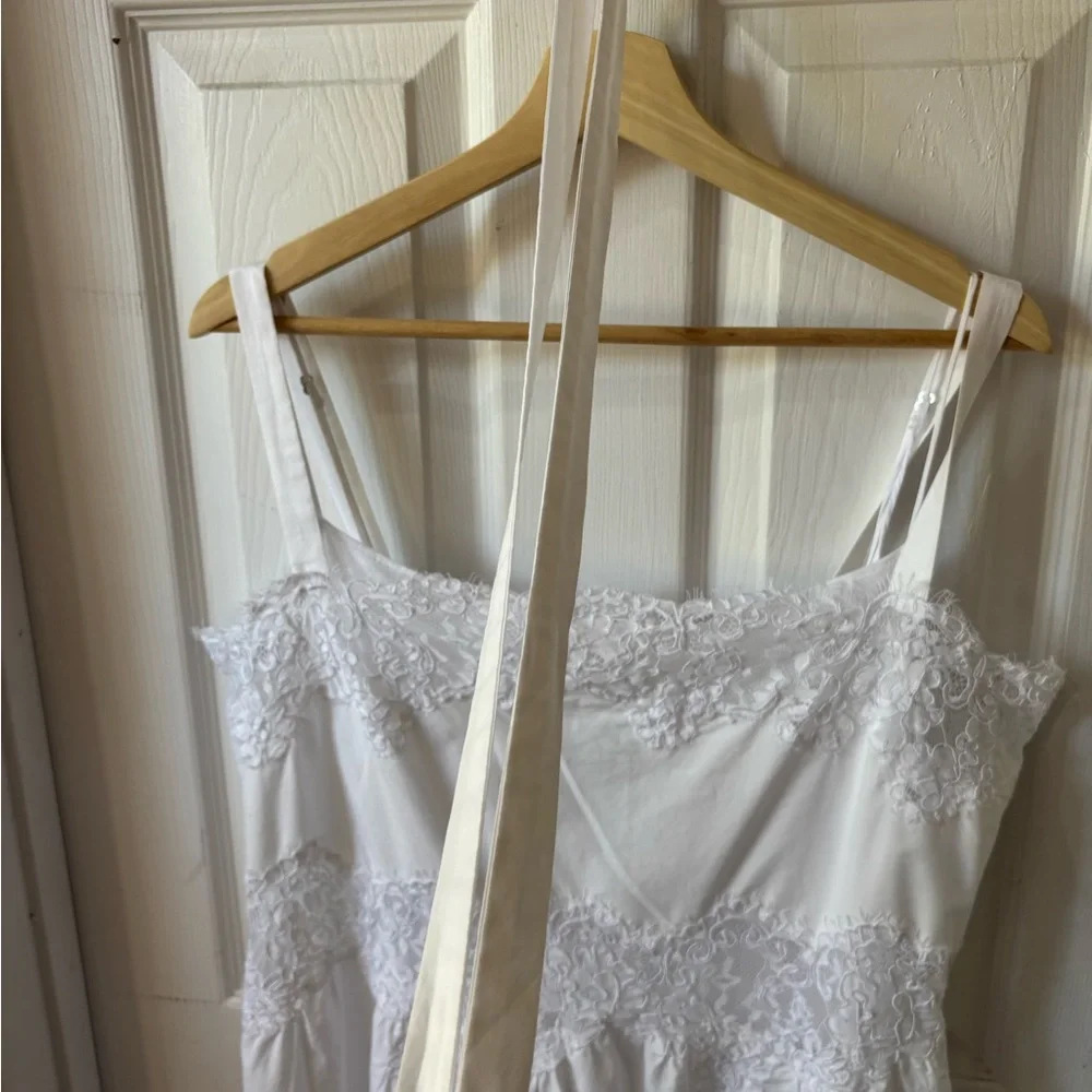 J. Crew White Lace Midi Dress - Picture 8 of 16